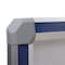 Ghent Porcelain Whiteboard, 48"x96", Navy, Porcelain, 48", 96", White DFMNV48 - alternate 3